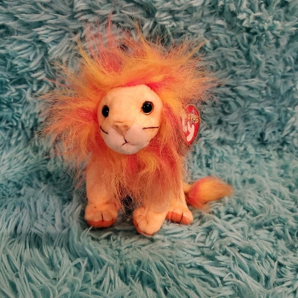 **retired** TY Beanie Babies Bushy the Lion